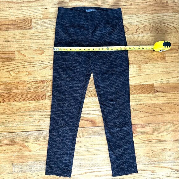 (SOLD) Elliot Lauren control stretch black & brown spot pull-on mid-rise pant - Picture 3 of 10